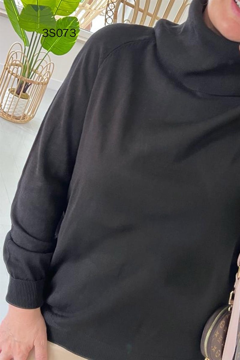 Degaje Yaka Triko Bluz