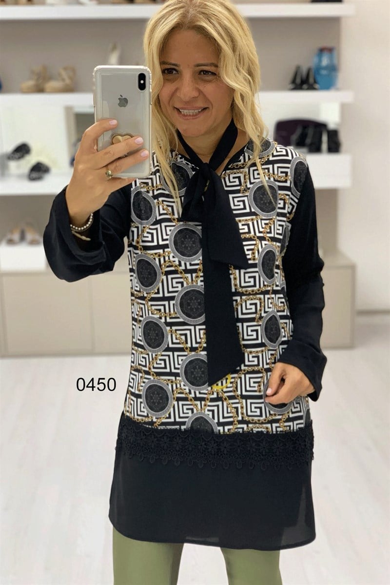 Esio- Dantel Detaylı Tunik