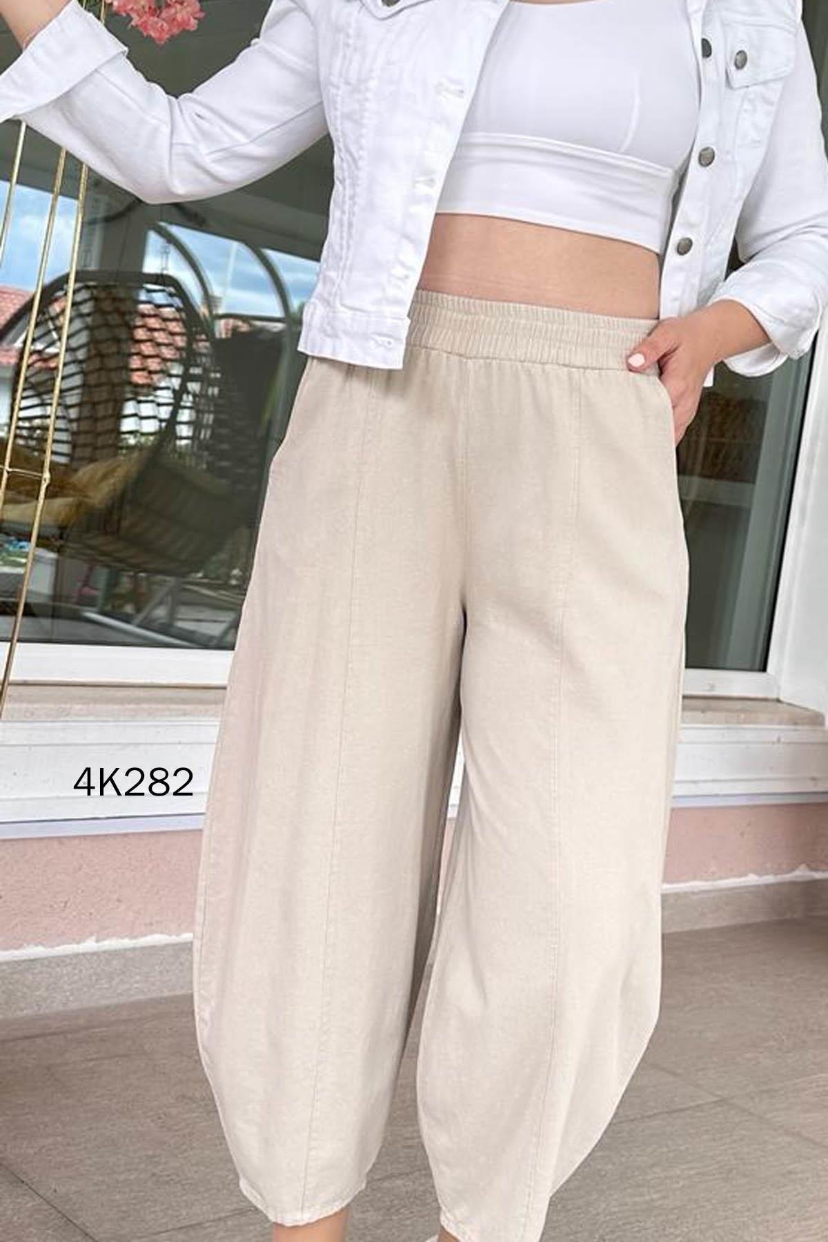 Gabardin Harem Pantolon