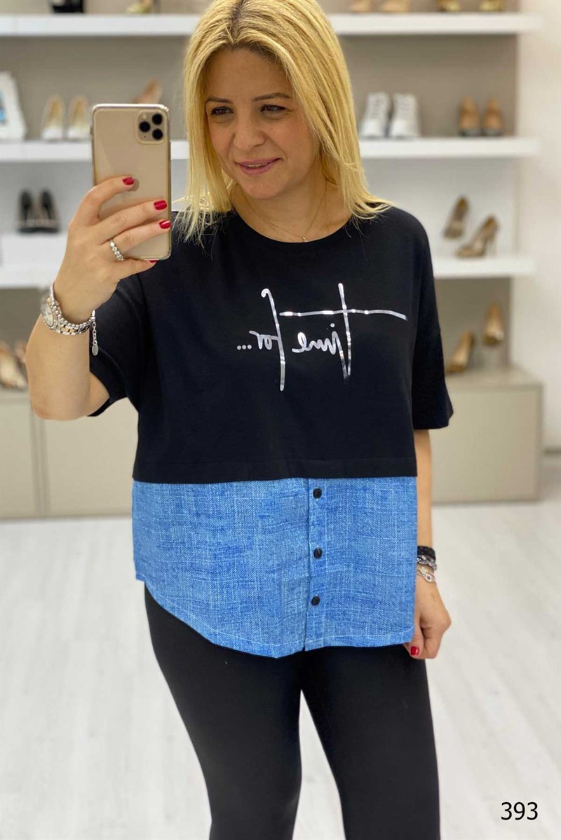 Gömlek Detaylı Bluz