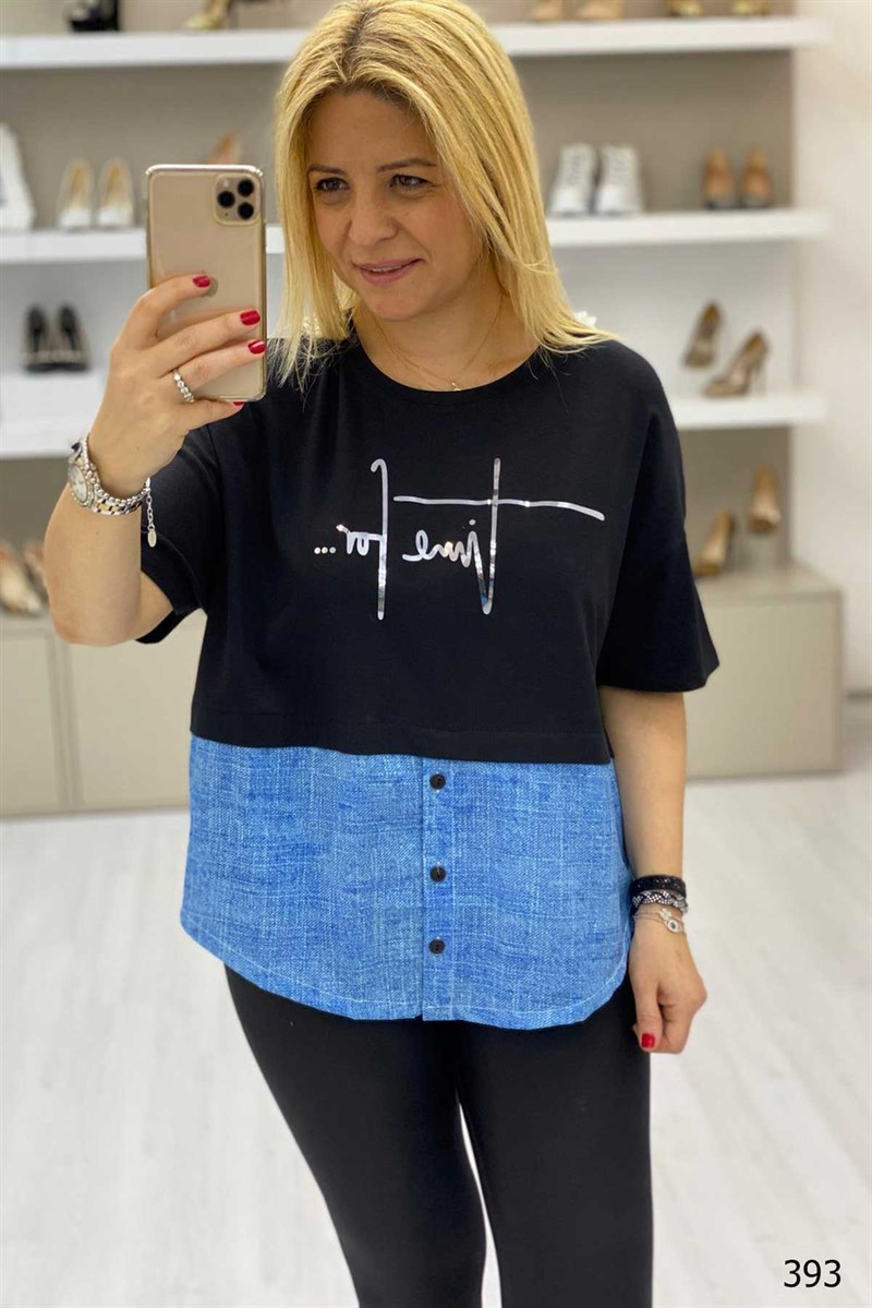 Gömlek Detaylı Bluz