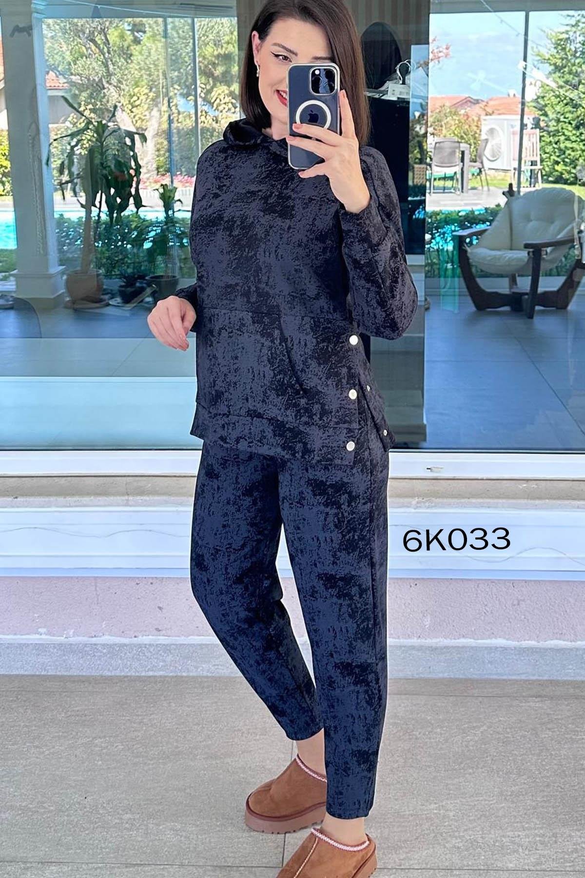 Kapşonlu Batik Modal Takım
