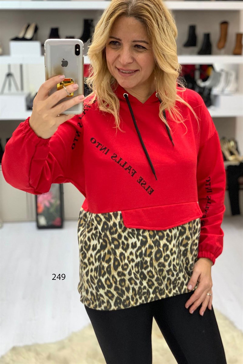 Kapşonlu Leopar Sweet