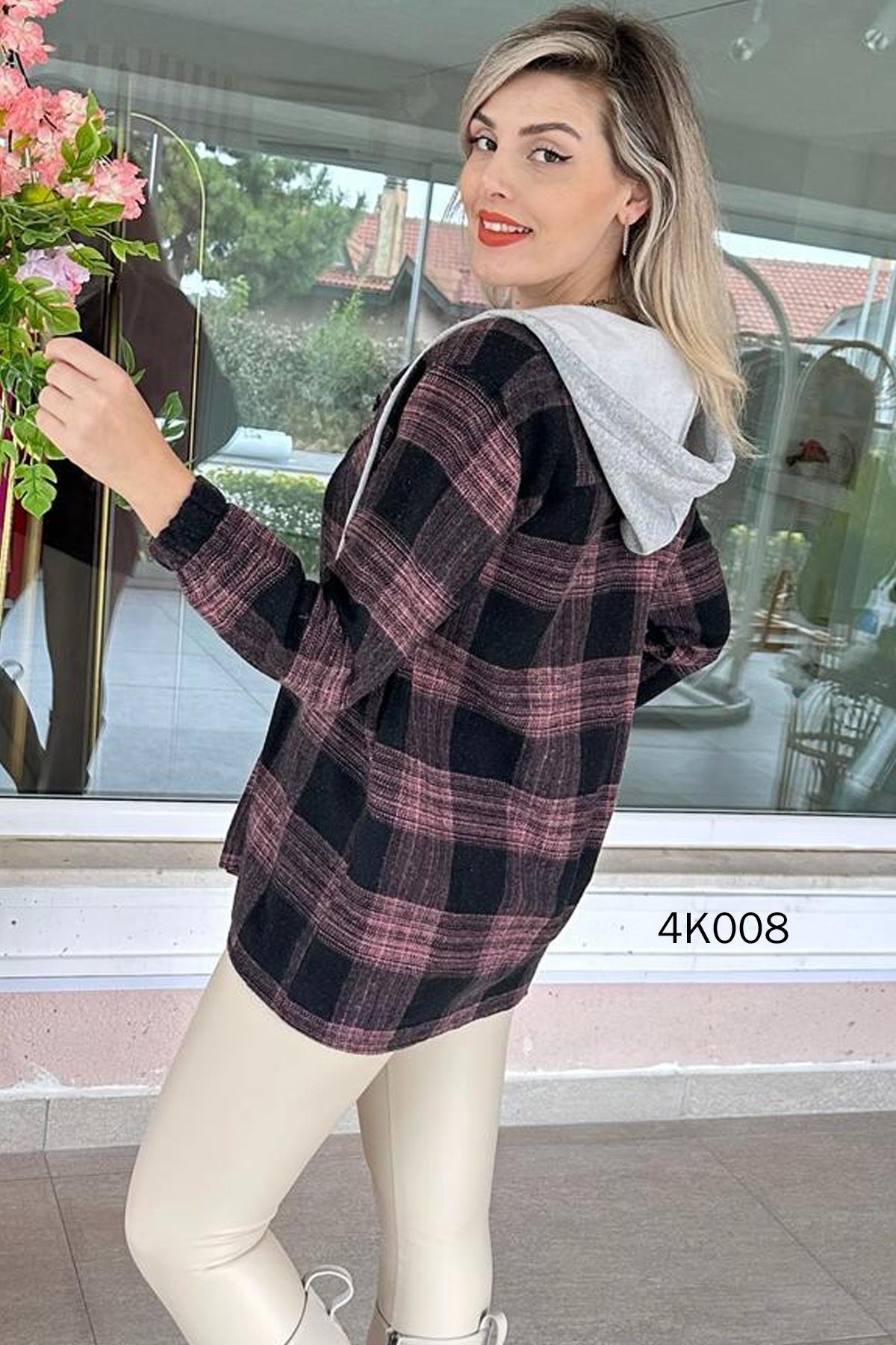 Kapşonlu Oduncu Gömlek
