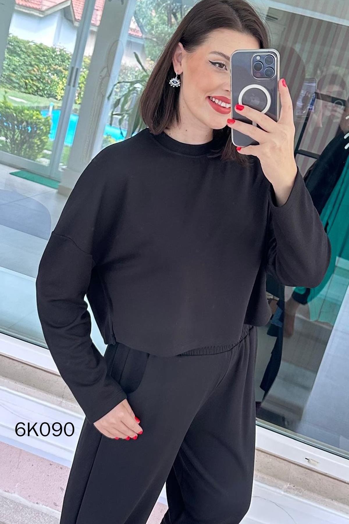 Modal Kumaş Şalvar Takım