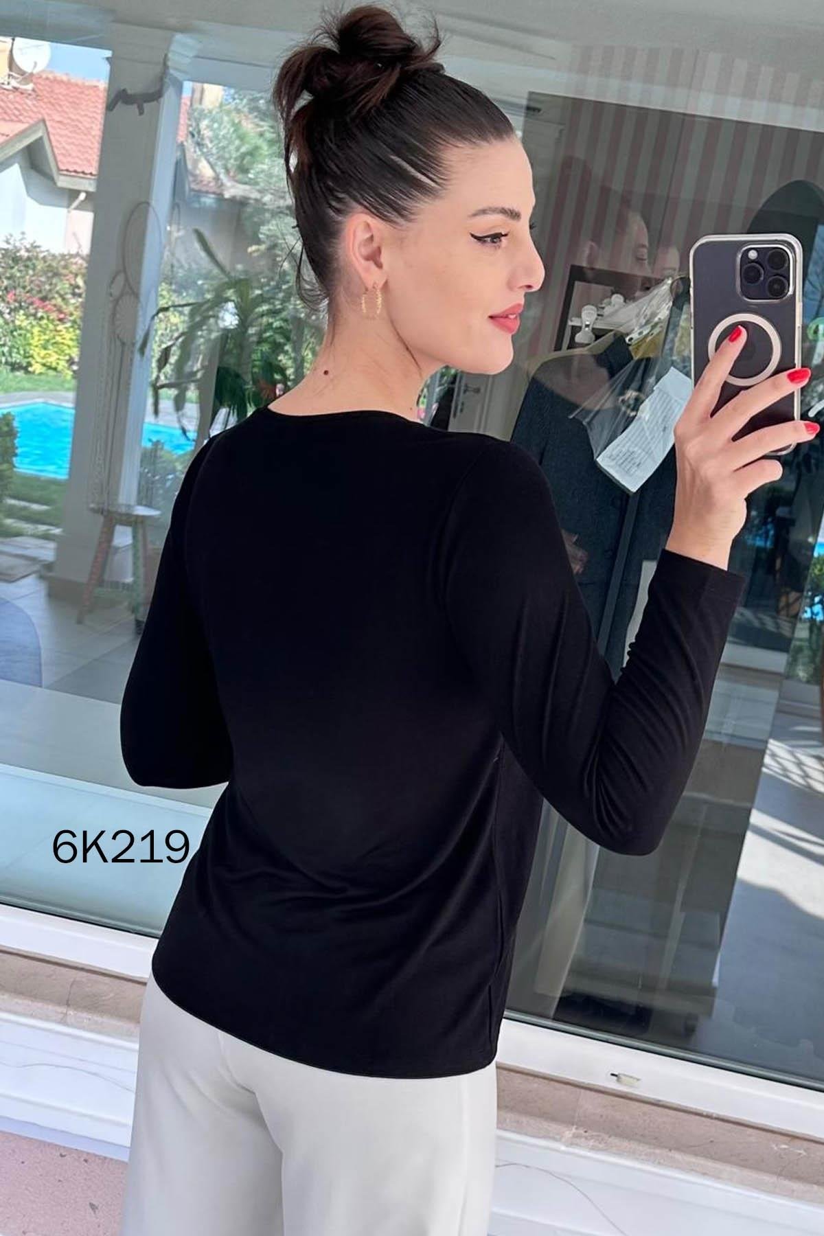 Omuzu Tokalı Çilek Bluz