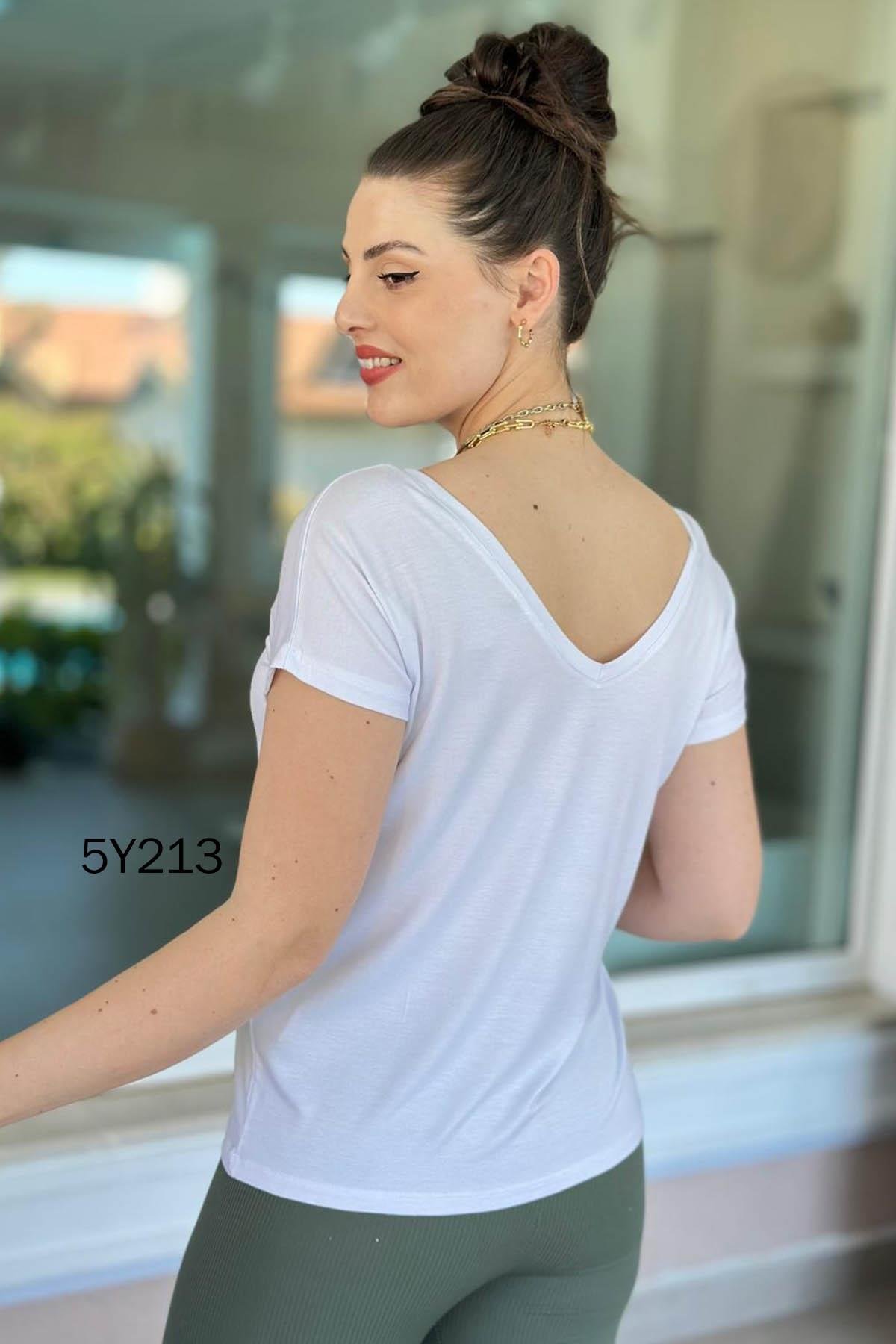 Önlü Arkalı Giyilebilen Bambu Tshirt