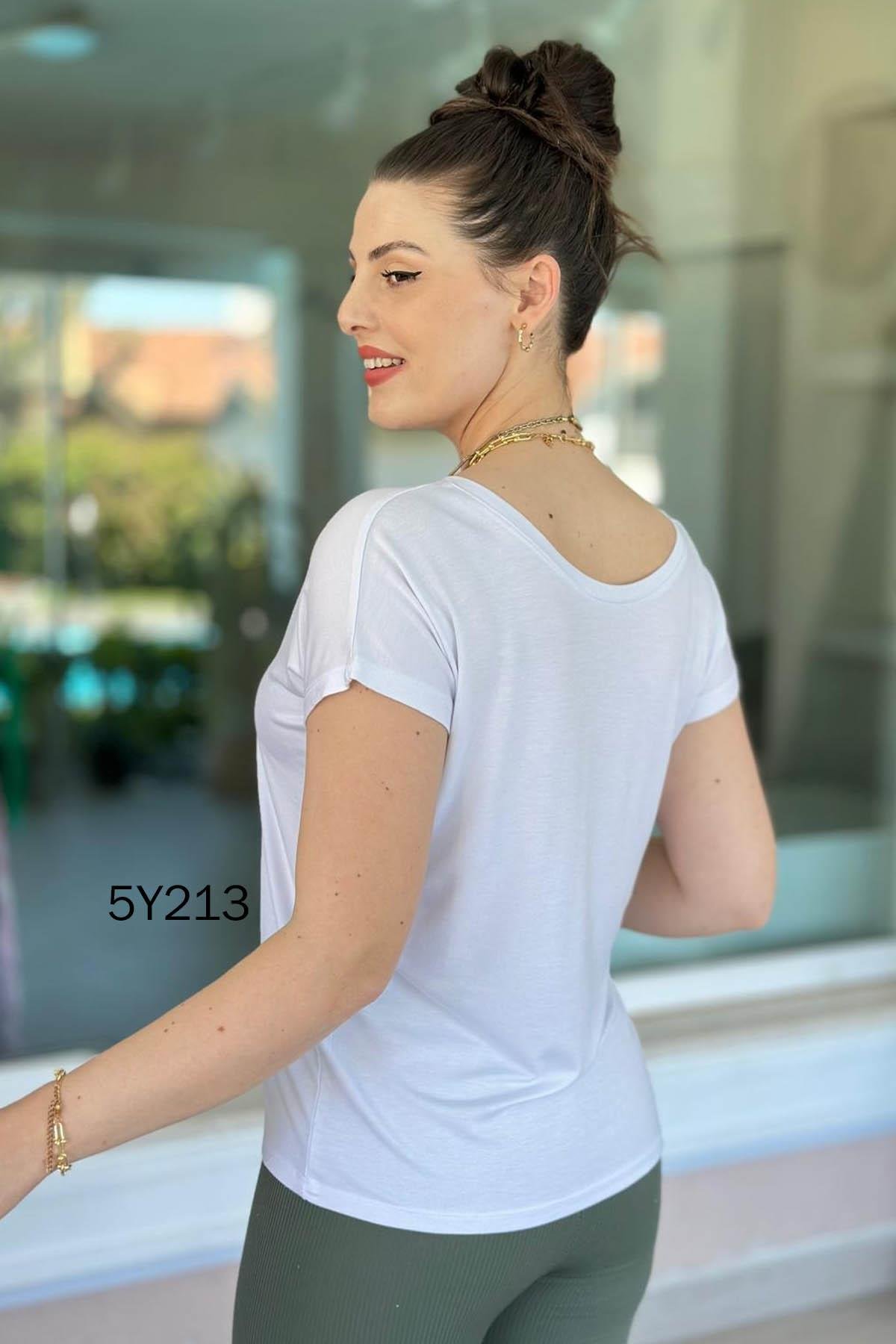 Önlü Arkalı Giyilebilen Bambu Tshirt