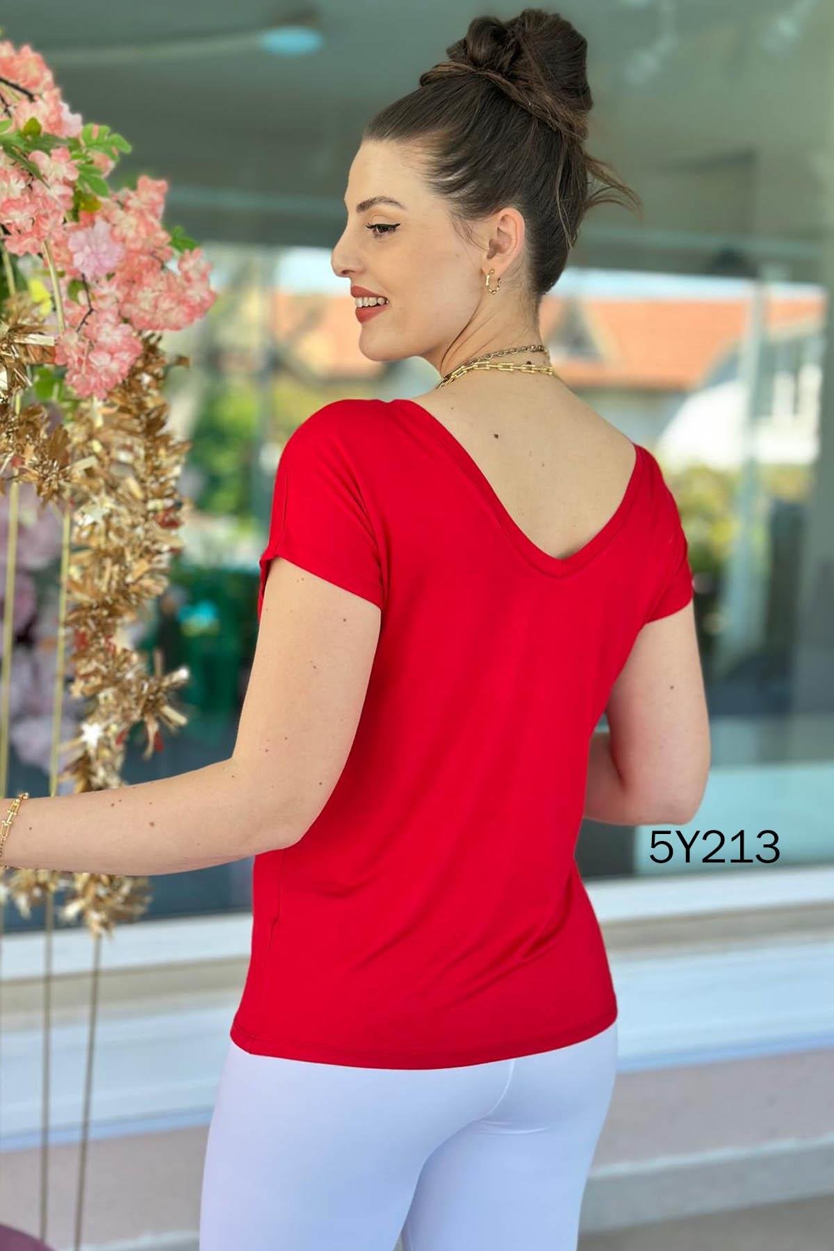 Önlü Arkalı Giyilebilen Bambu Tshirt