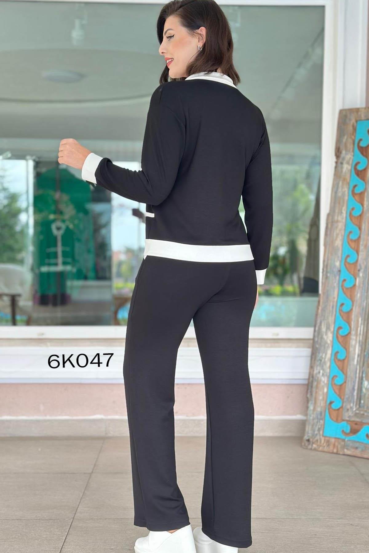 Polo Yaka Çıtçıtlı Modal Takım
