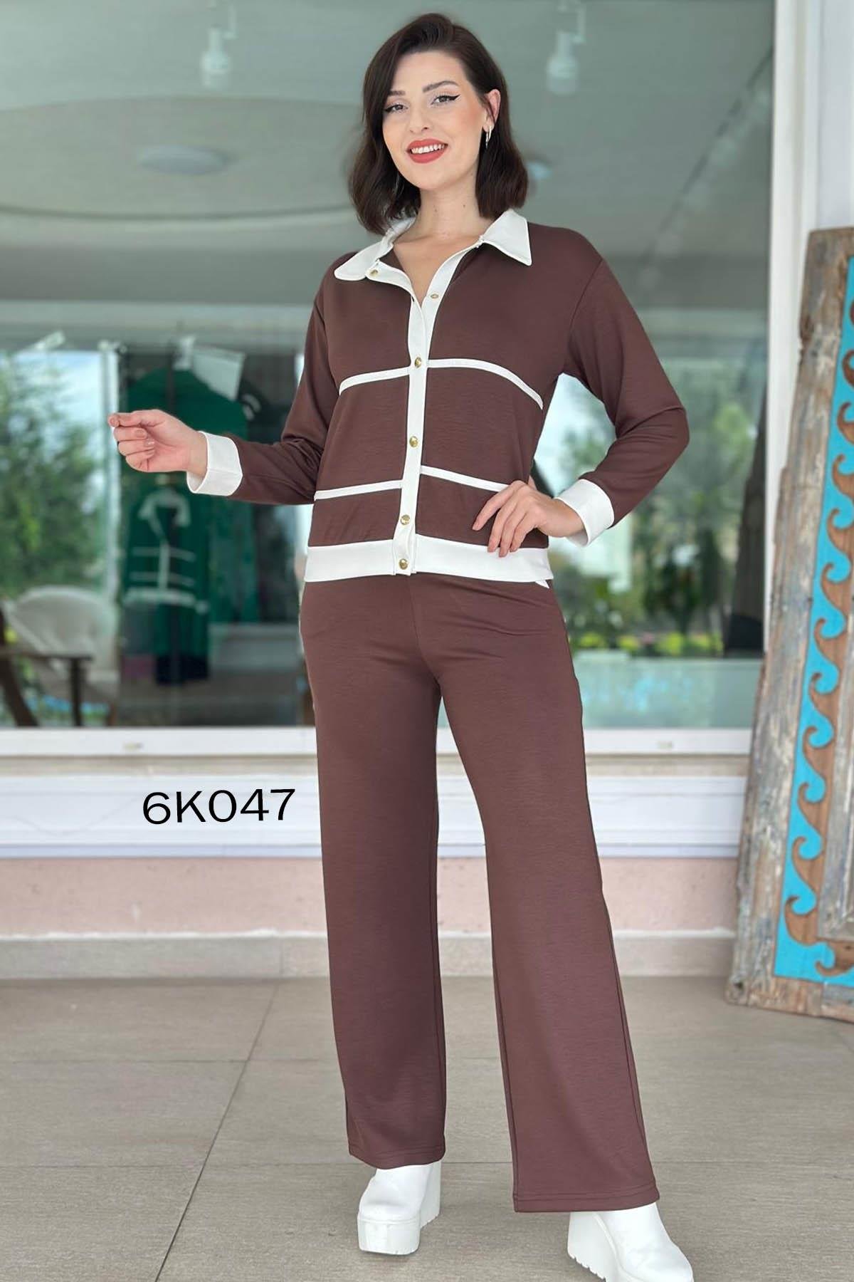 Polo Yaka Çıtçıtlı Modal Takım