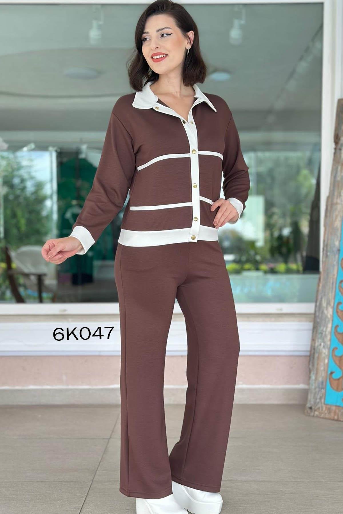 Polo Yaka Çıtçıtlı Modal Takım