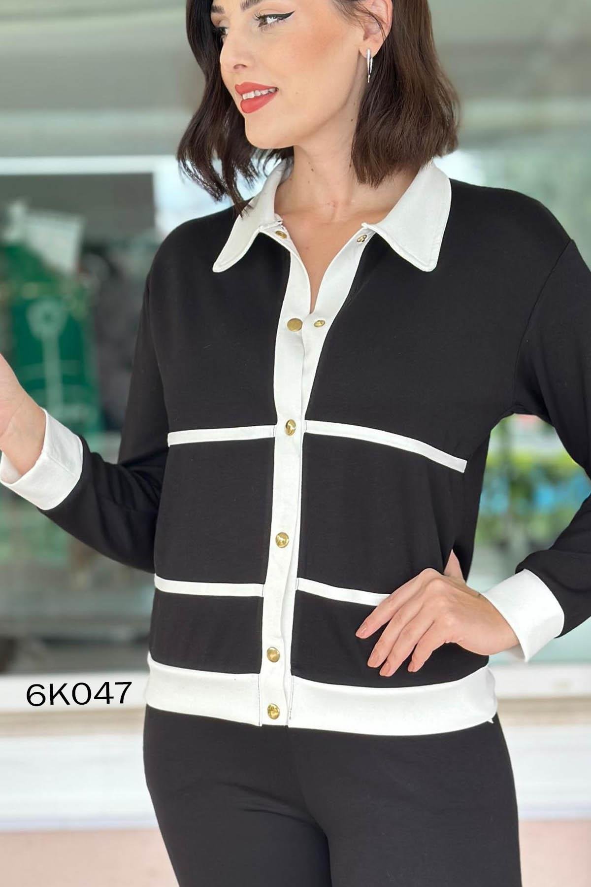 Polo Yaka Çıtçıtlı Modal Takım