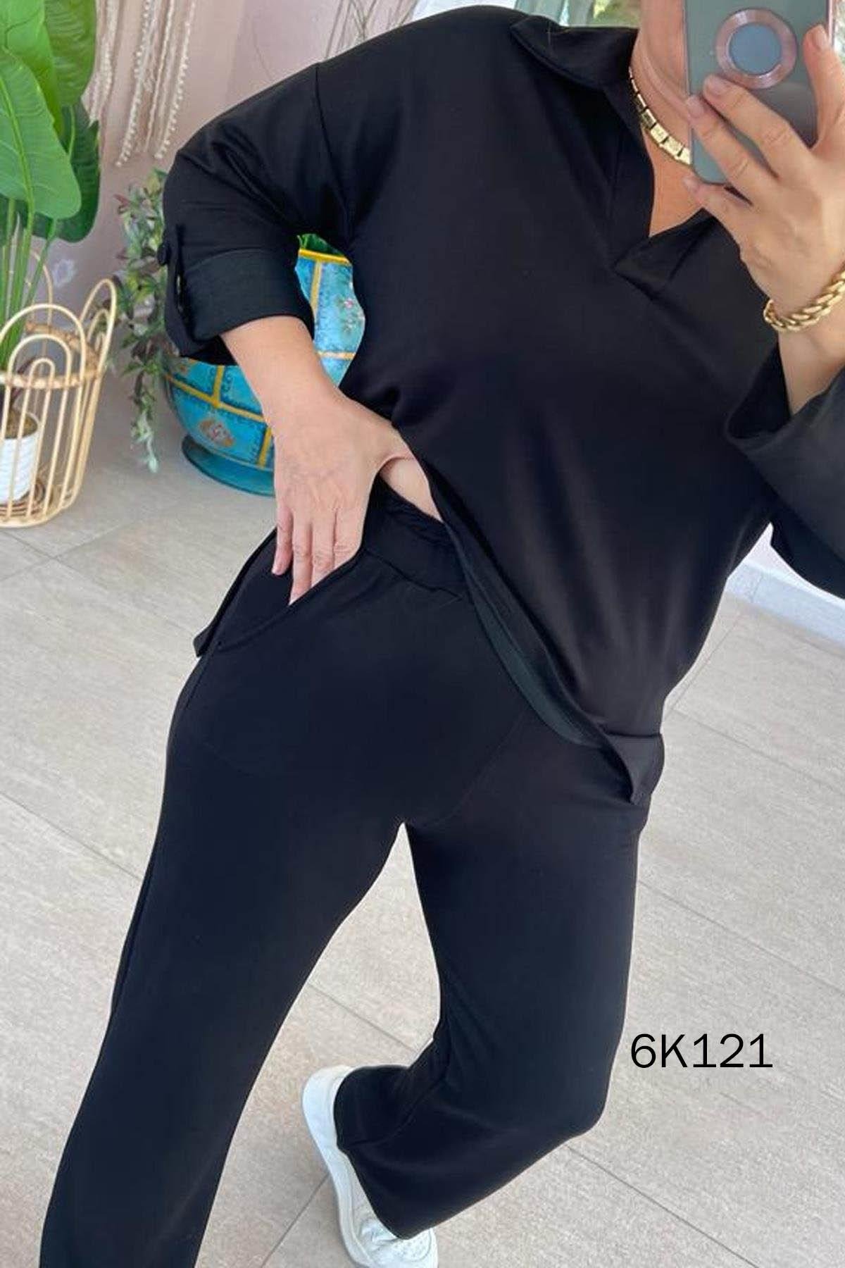 Polo Yaka Kristal 2 İplik Takım