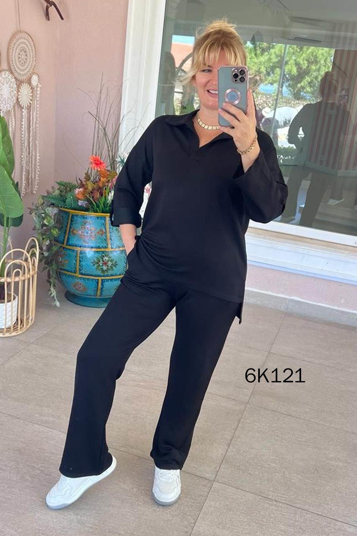 Polo Yaka Kristal 2 İplik Takım