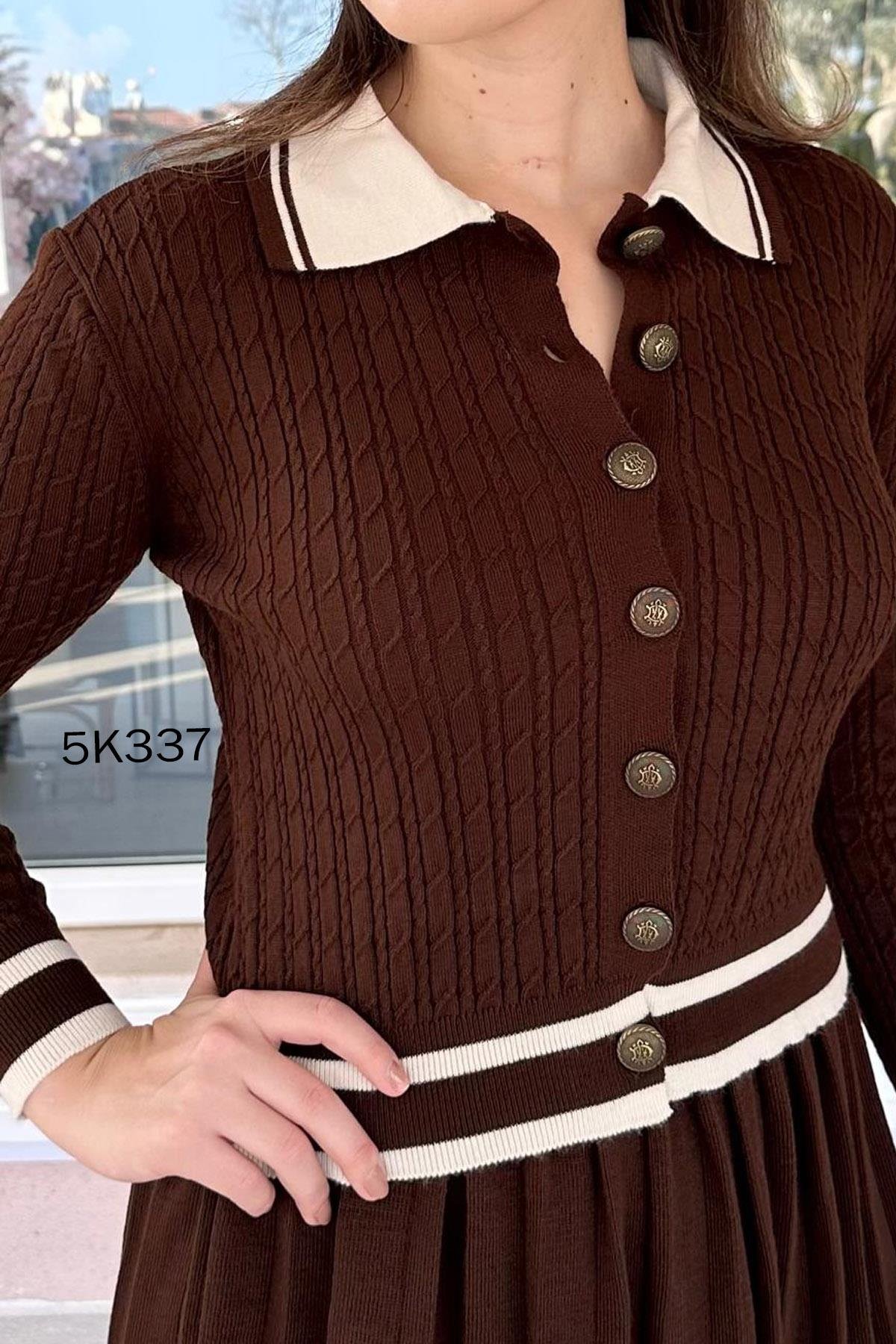 Polo Yaka Piliseli Triko Takım