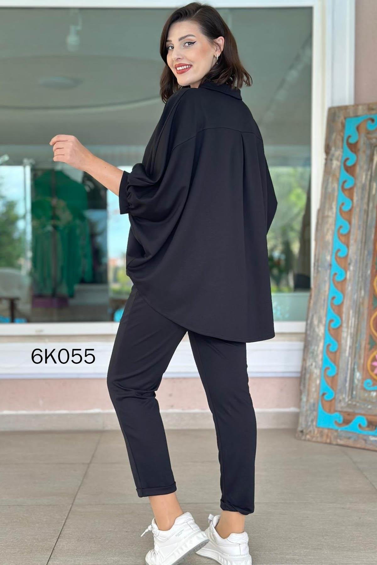 Polo Yaka Yarasa Kol Modal Takım