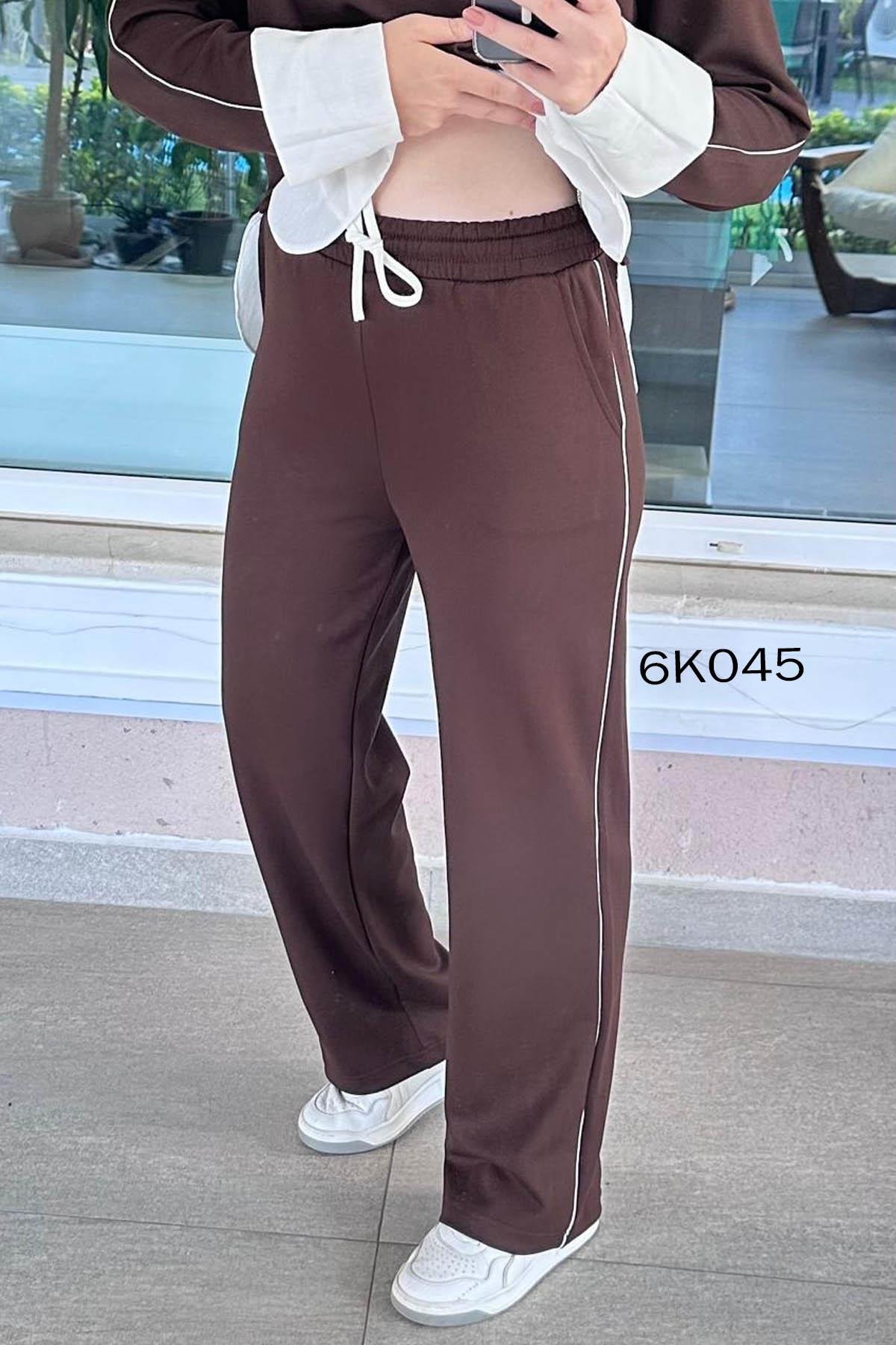 Poplin Garnili Modal Takım