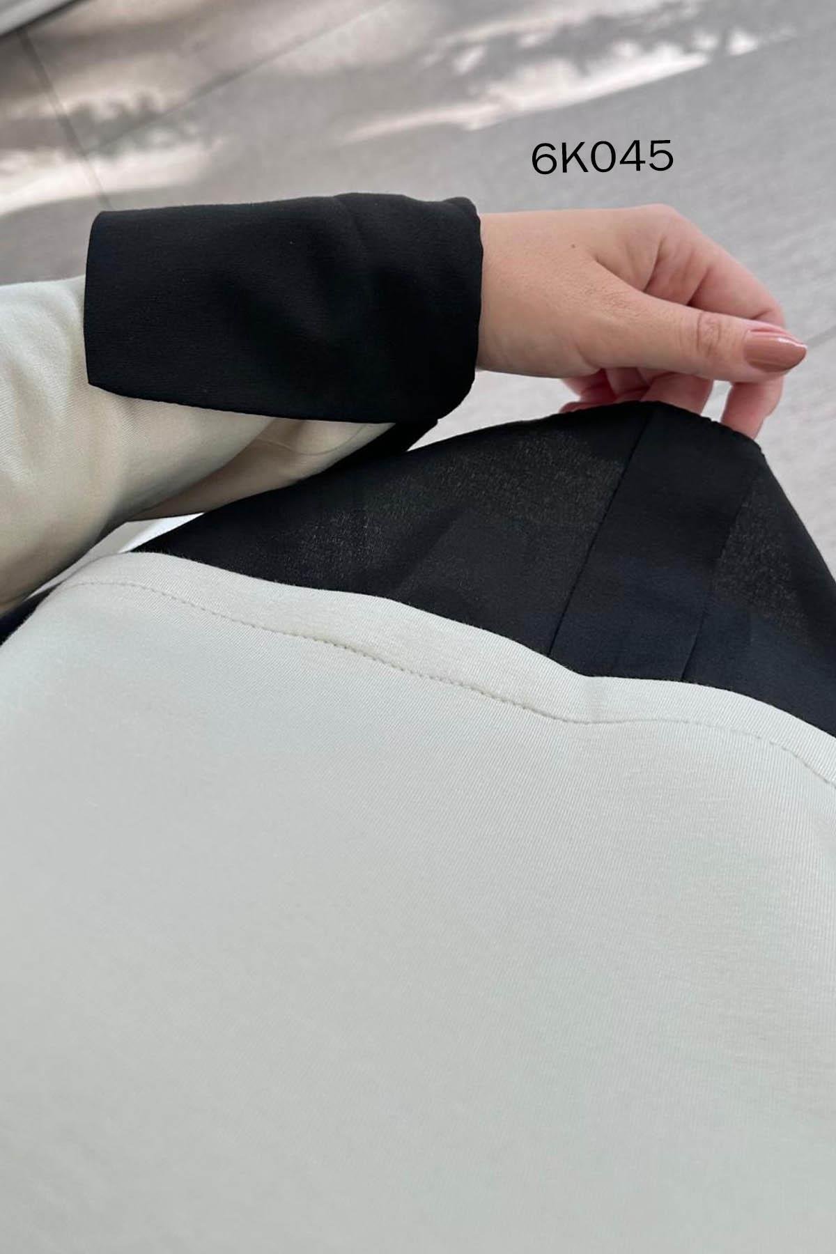Poplin Garnili Modal Takım