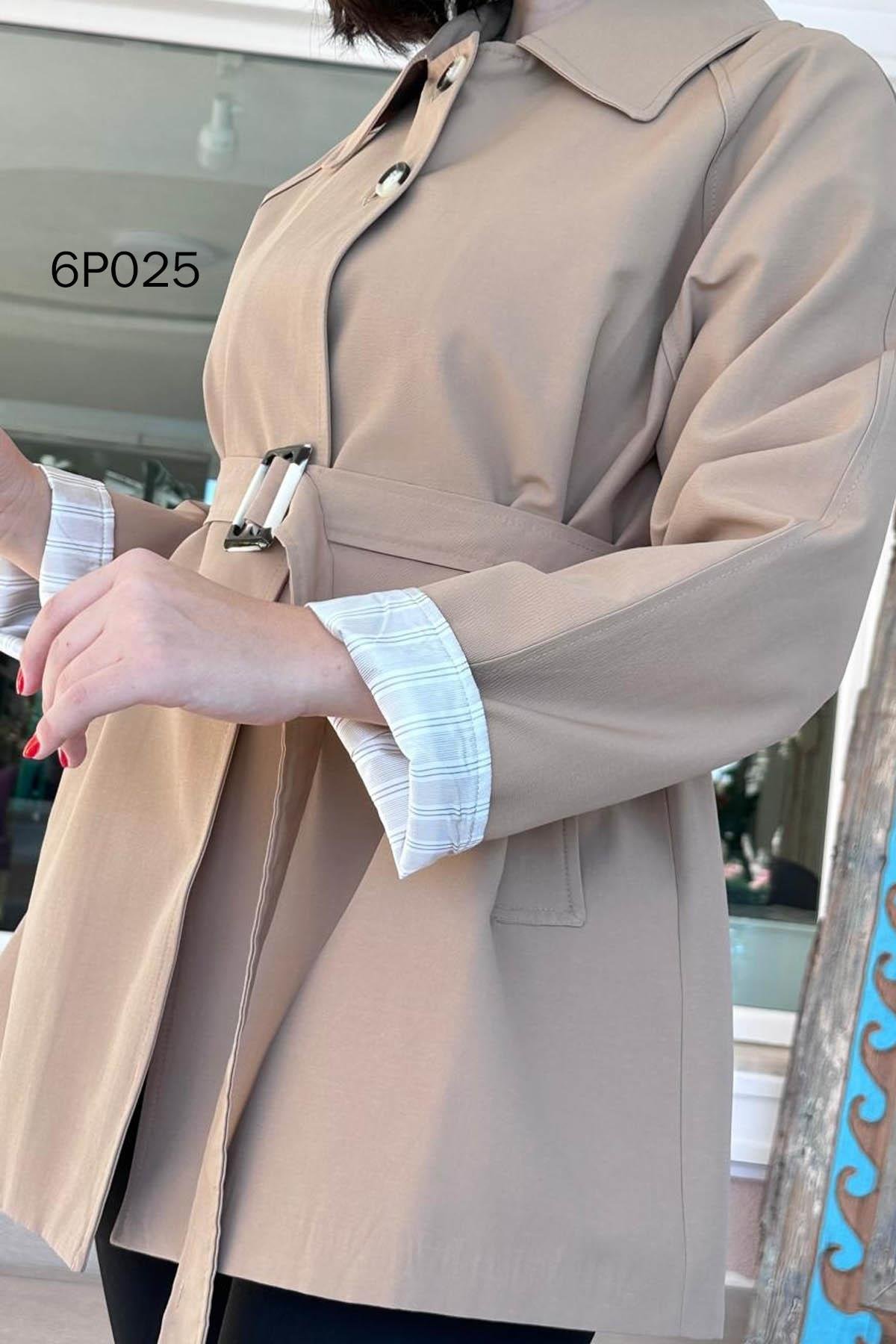 Prive Seri Polo Yaka  Cotton Trençkot