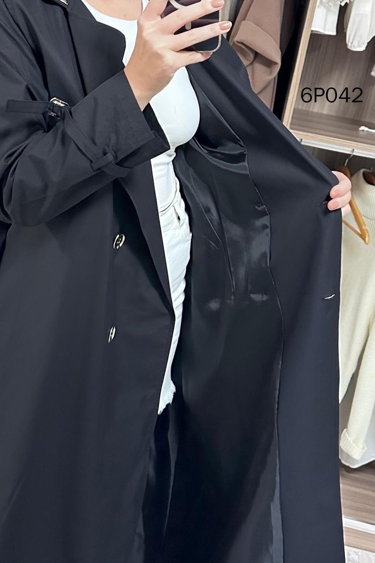 Prive Seri Şal Detay Trençkot