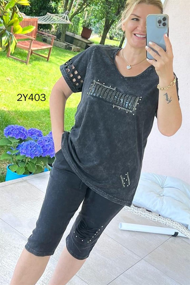 Pul Detay Capri Takım