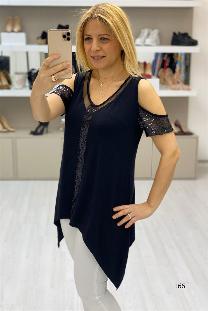 Pul Garnili Tüllü Body