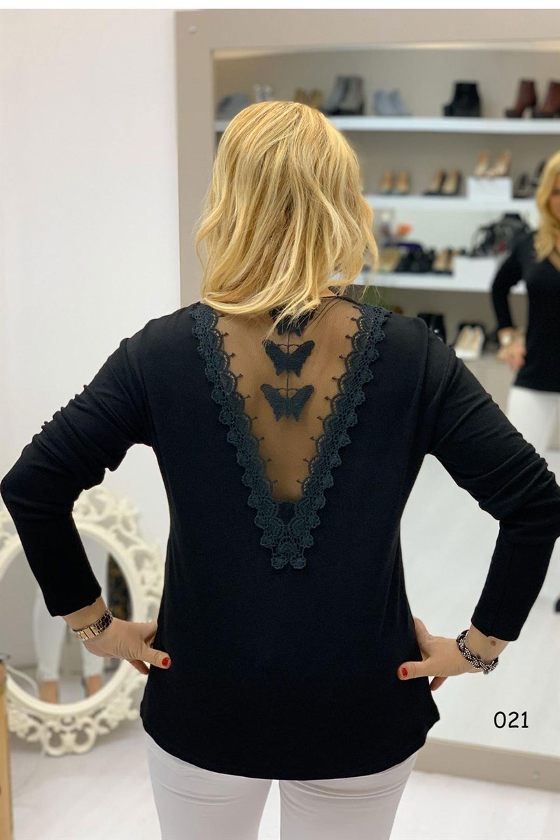 Sırtı Kelebek Yaka Body