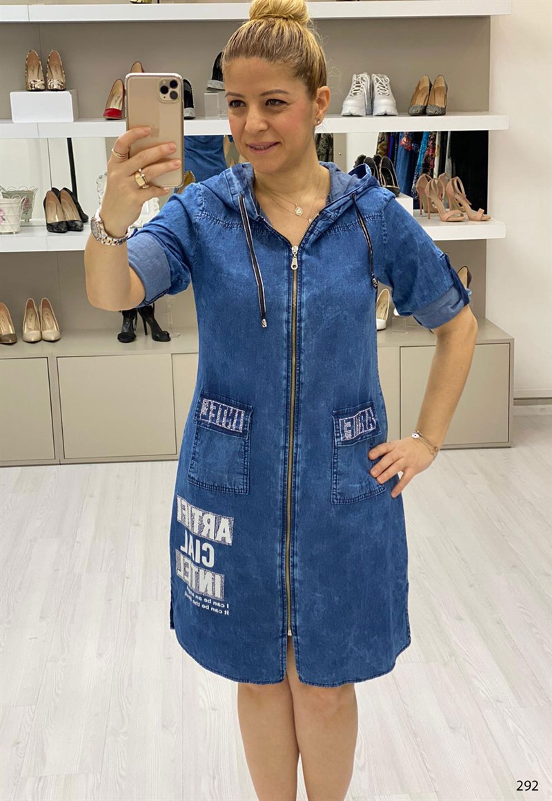 Taş Baskılı Elbise