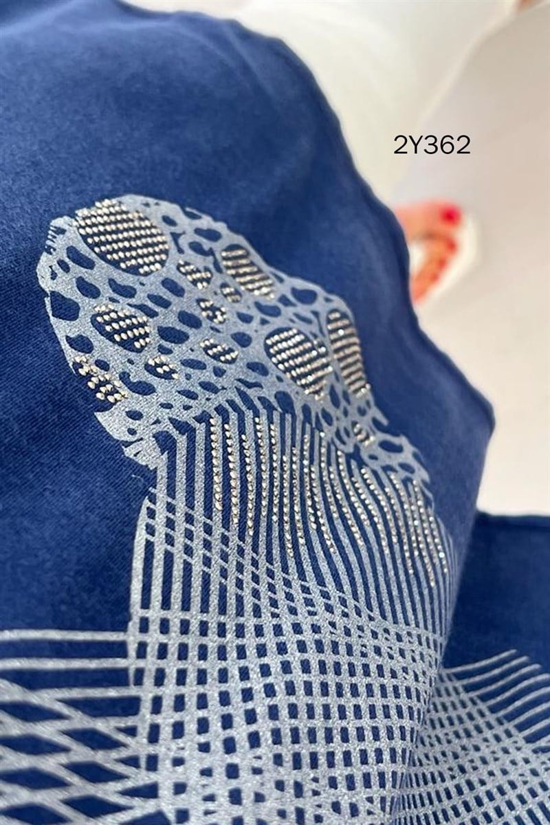 Taş Baskılı Yıkamalı Kumaş Tunik