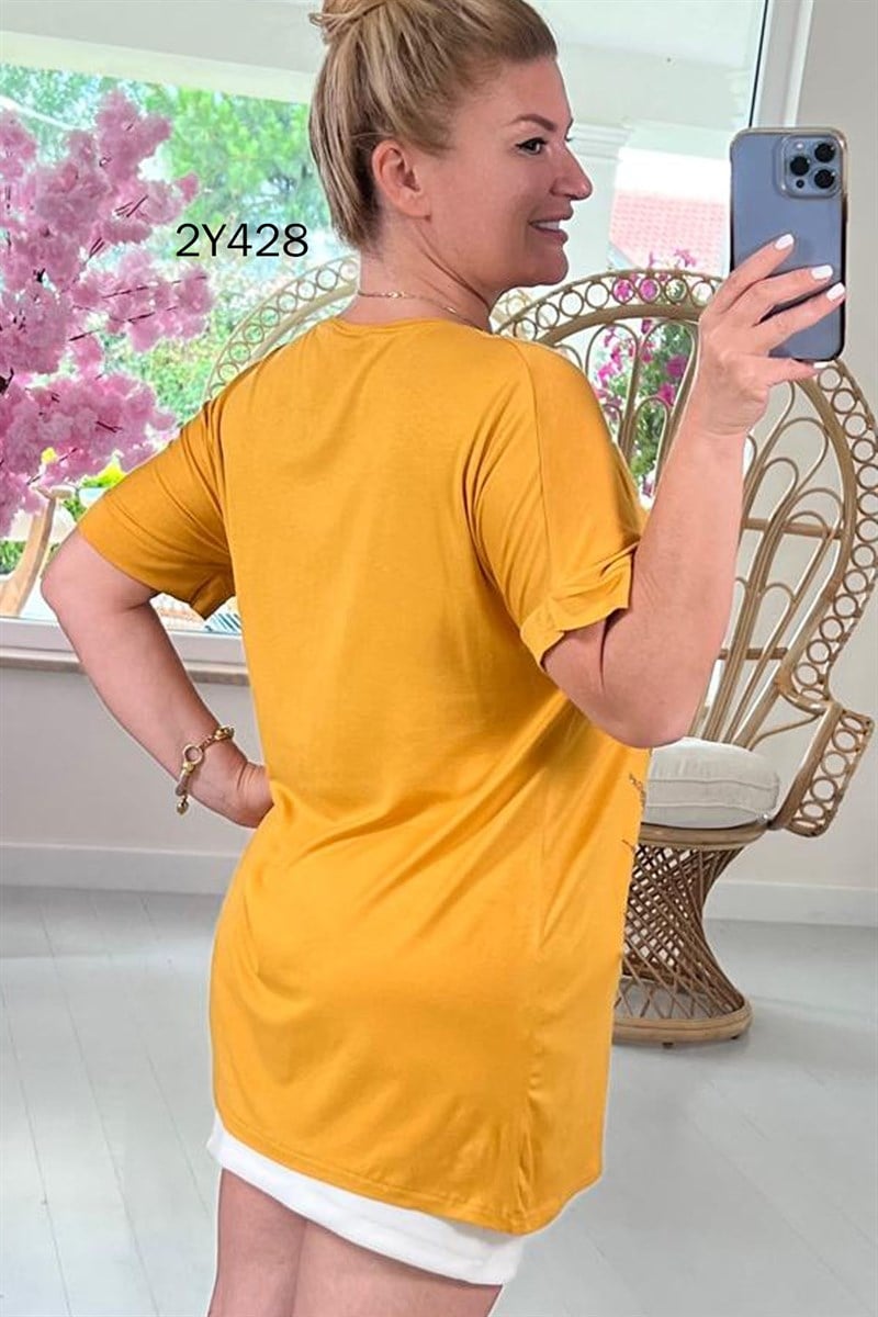 Taş Detay Bluz