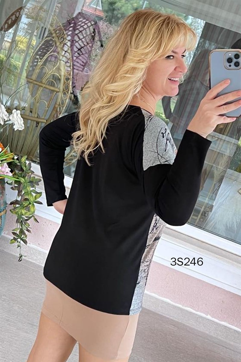 Taşlı Yumoş Bluz
