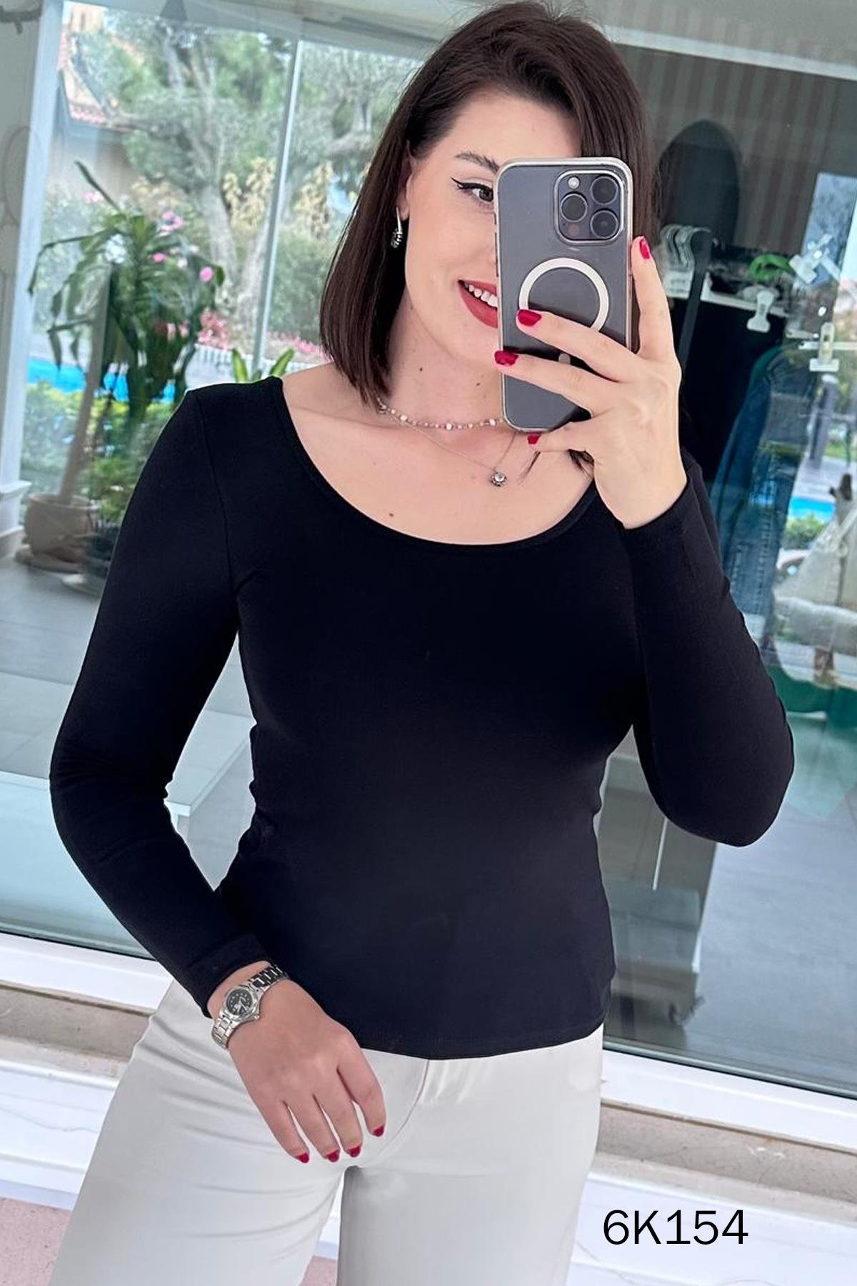 U Yaka Likralı Body