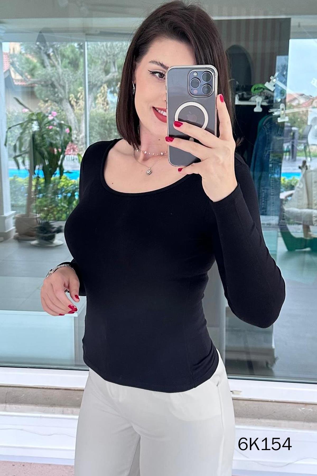 U Yaka Likralı Body