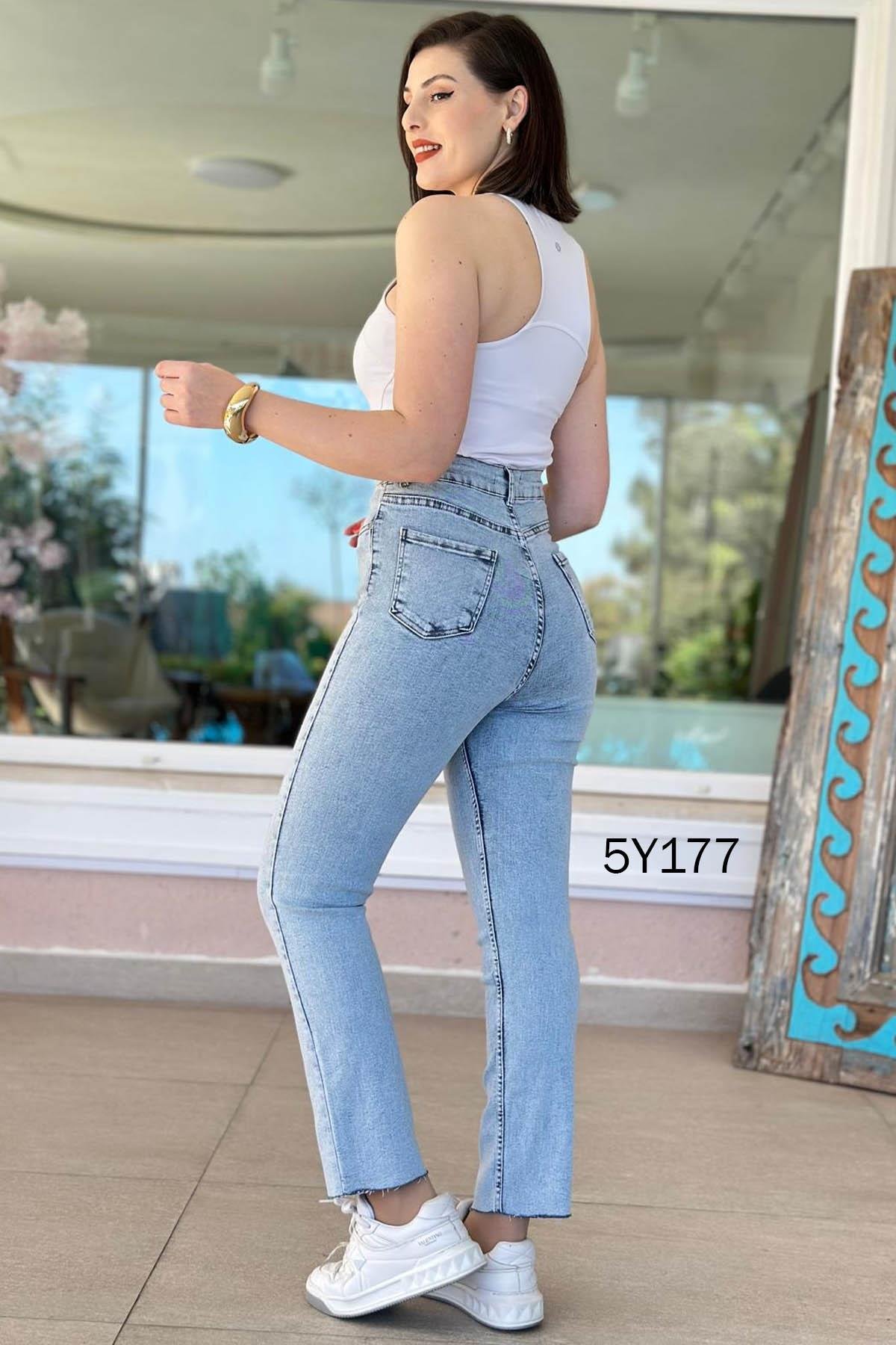 Ultra Likra Boyfit Kot Pantolon