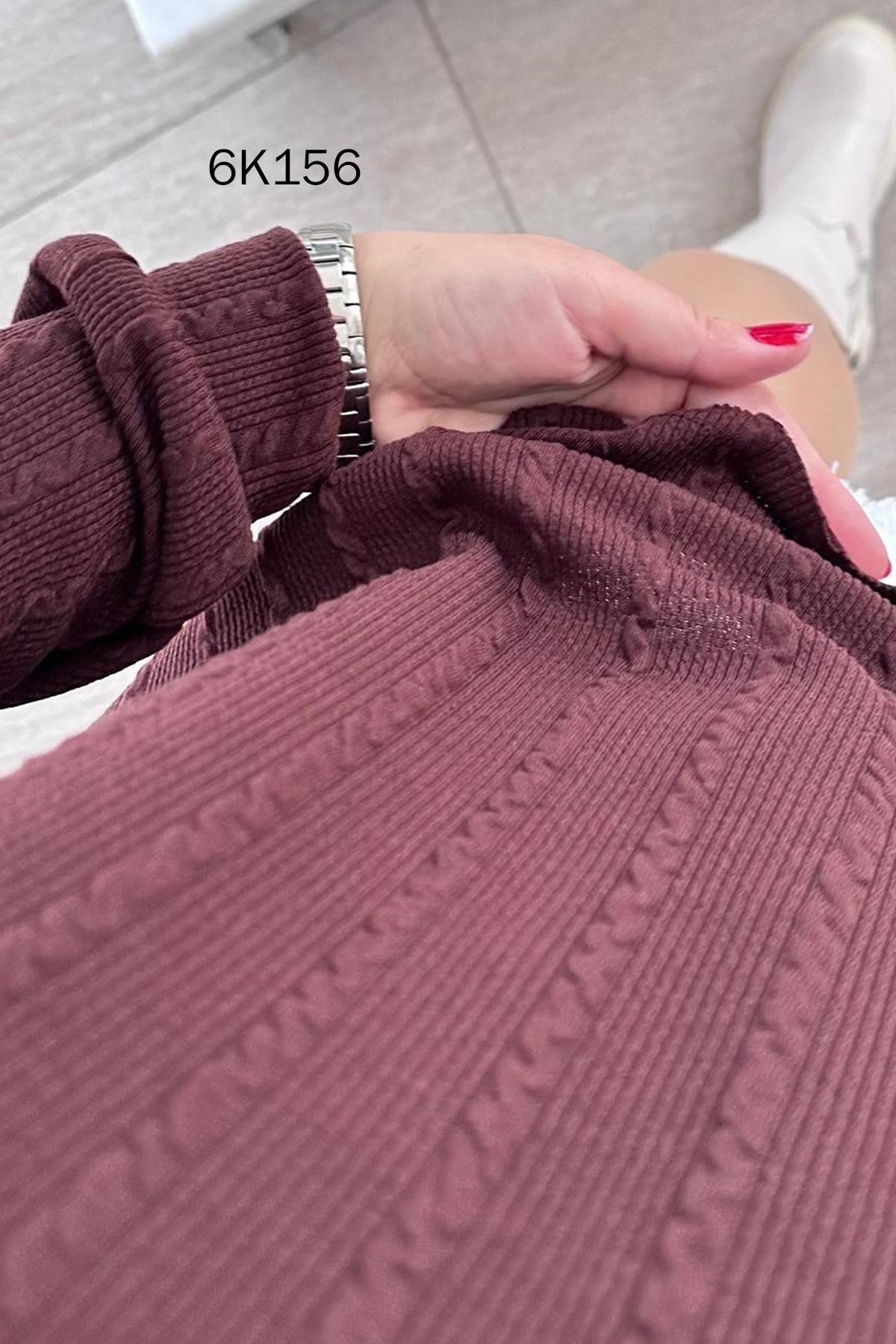 V Yaka Veronica Triko Bluz