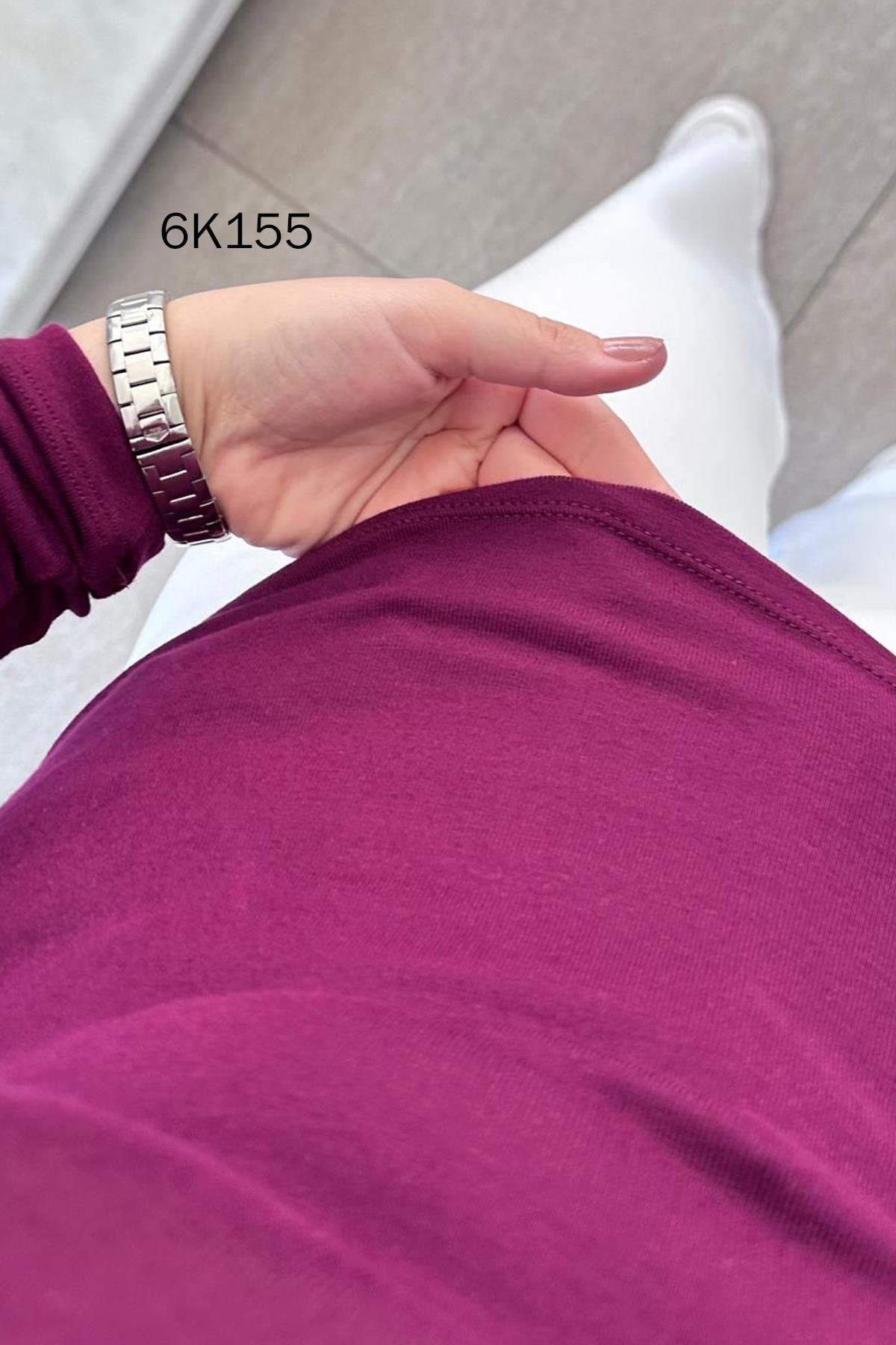 Yarım Balıkçı Yaka Likralı Body