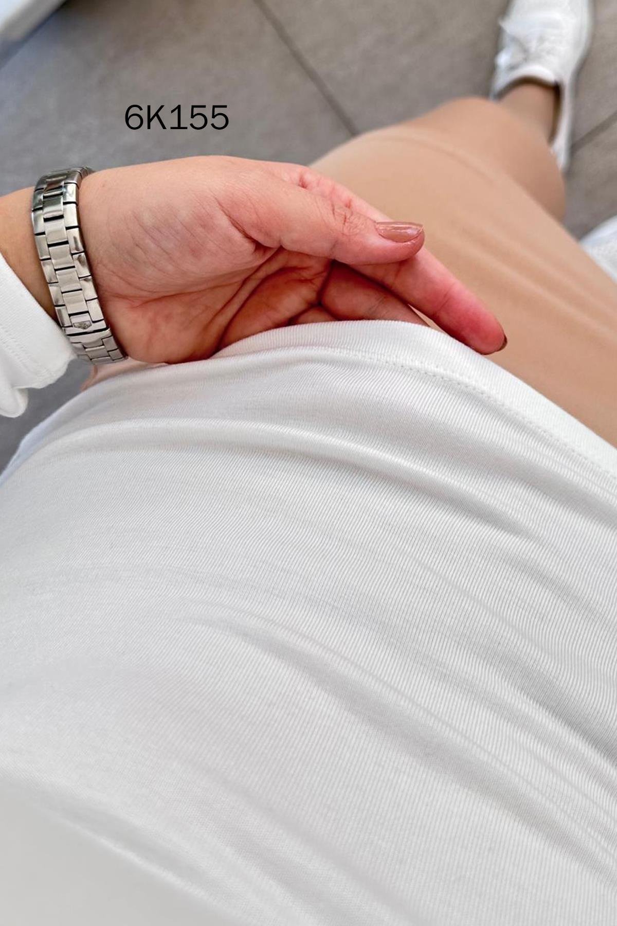 Yarım Balıkçı Yaka Likralı Body