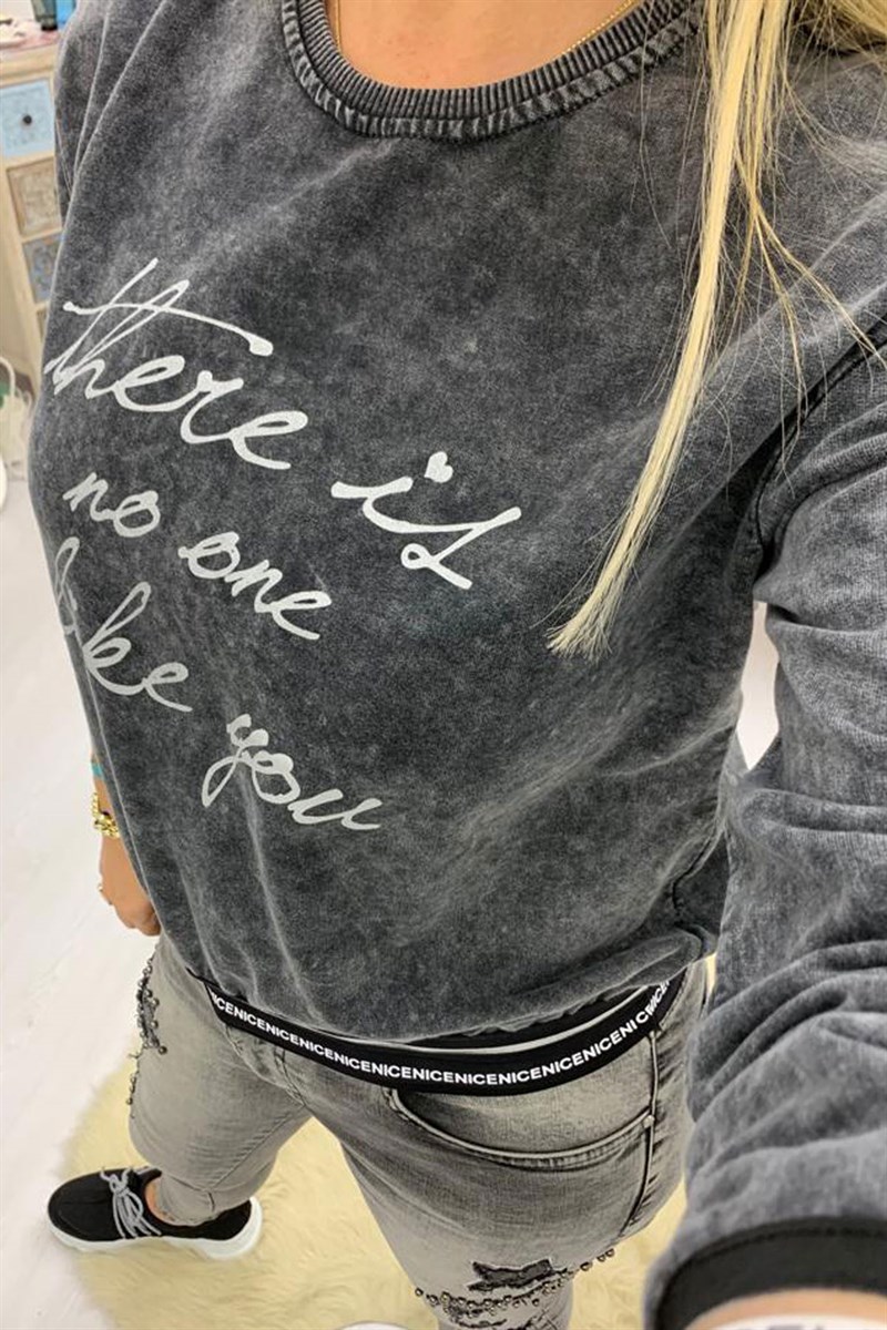 Yazılı Sweat Shirt
