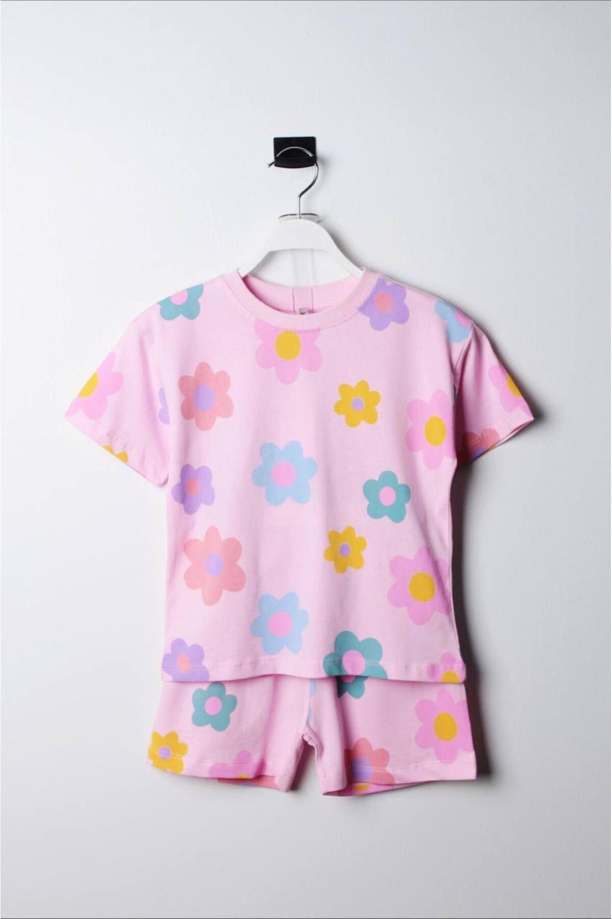 pembe-cicekli-tshirt-sort-takim-pembe-9da3e6.jpg