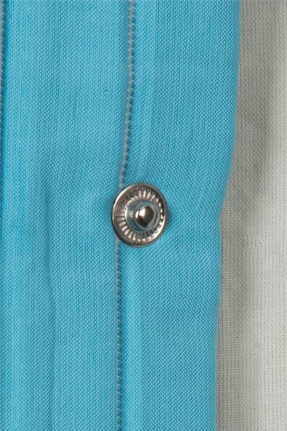 Unisex Kapitone Cıtcıtlık Ceket Mavi