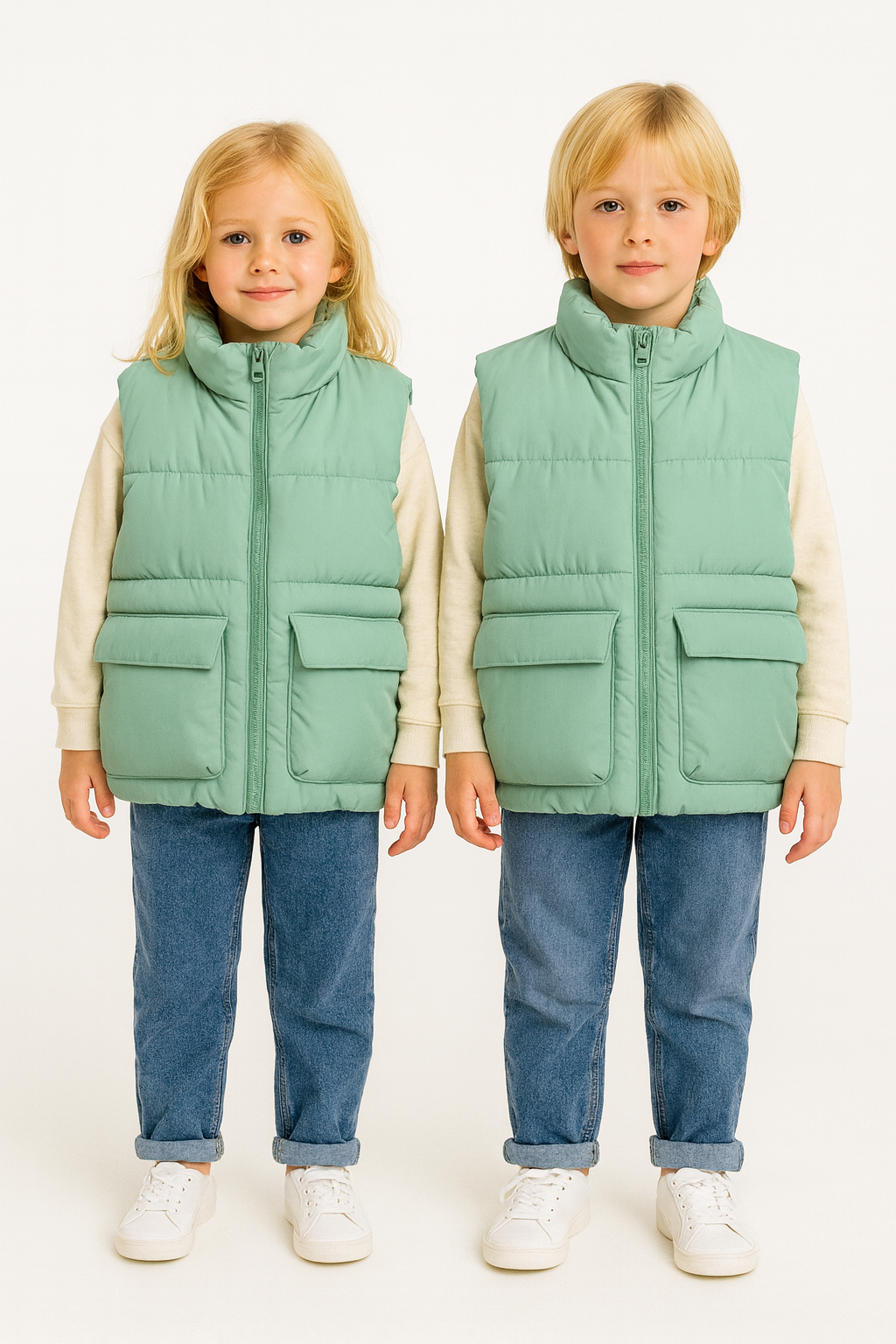 Unisex Yelek Yeşil