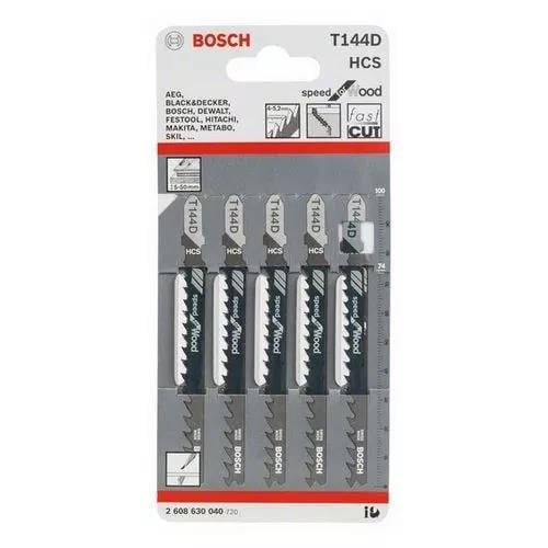 BOSCH-Dekupaj Bıçağı SpeedforWood T144D 5'li