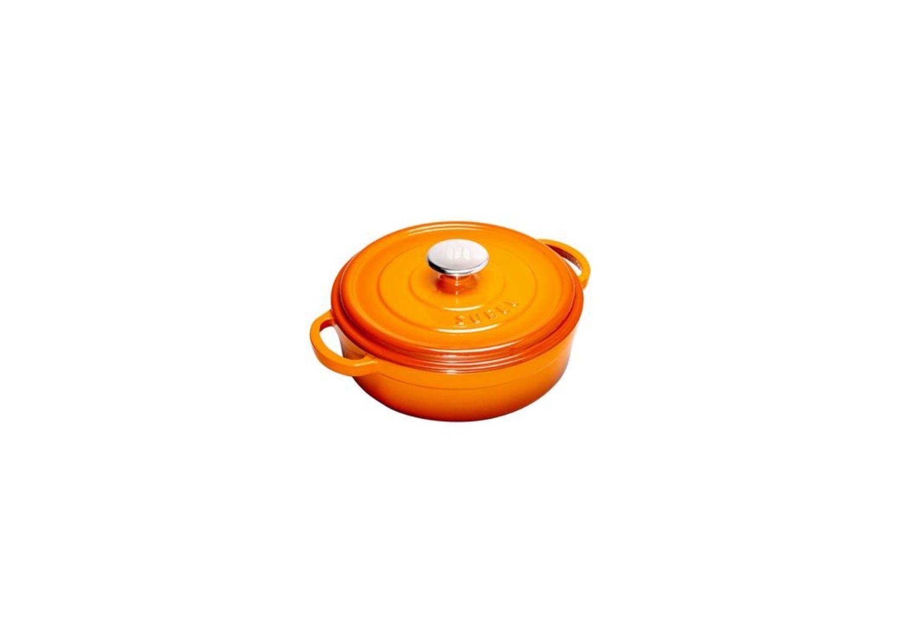 SÜREL 24 CM YUVARLAK TENCERE DEGRADE TURUNCU