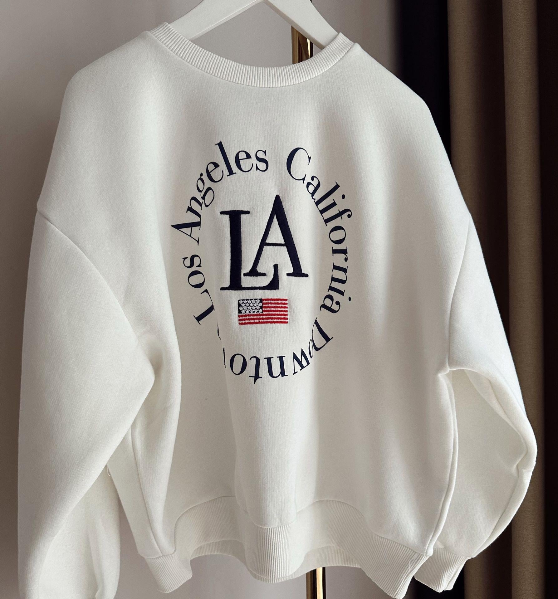 LA Baskılı Sweatshirt