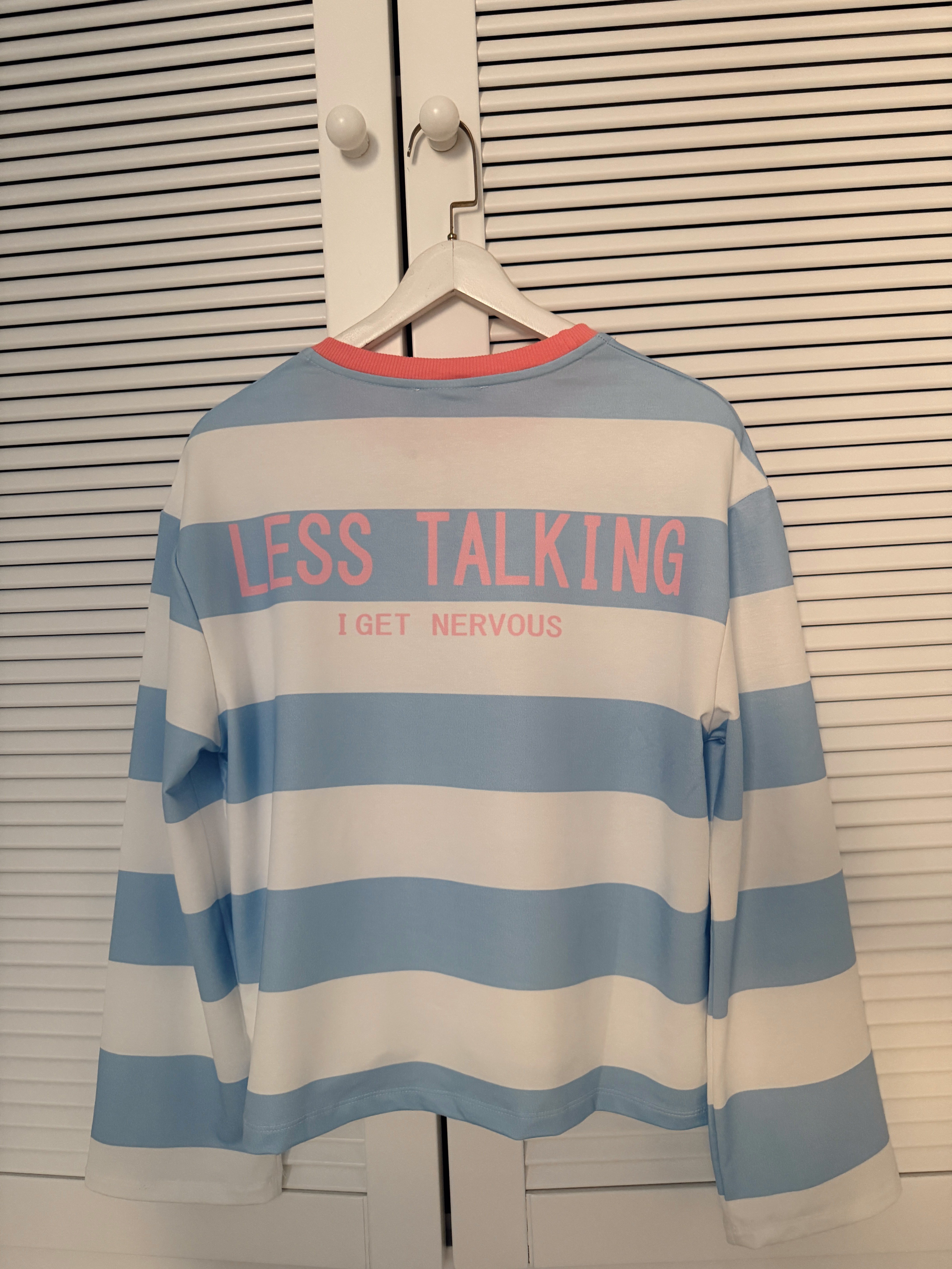 Uzun Kollu Baskılı Oversize Body LESS TALKING