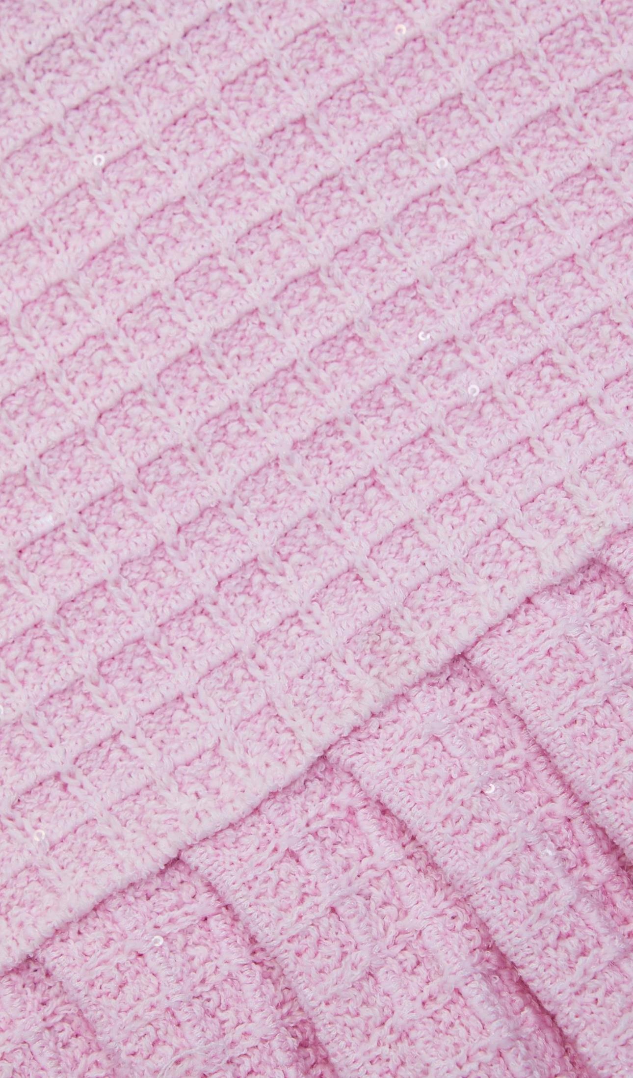 TASARIM CEPLİ PEMBE TRİKO CEKET
