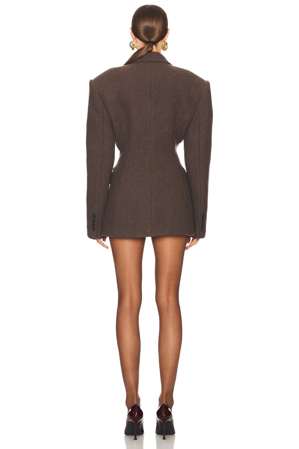 TASARIM KAHVERENGİ OVERSİZE BLAZER