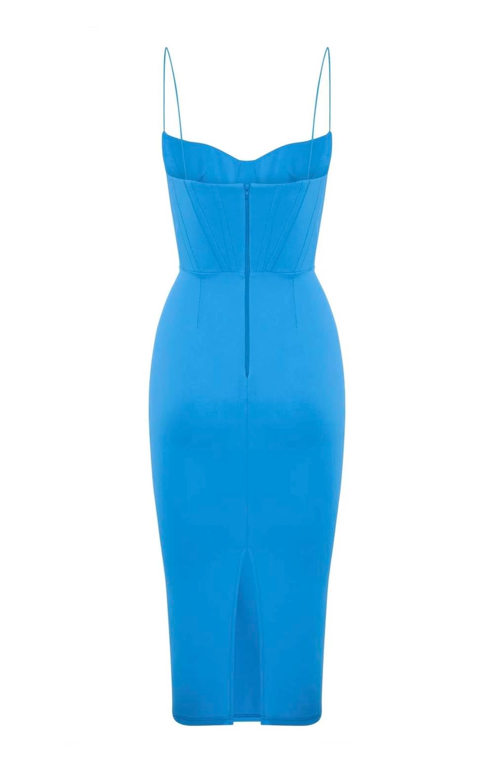 SEQUINED TULLE MIDI DRESS