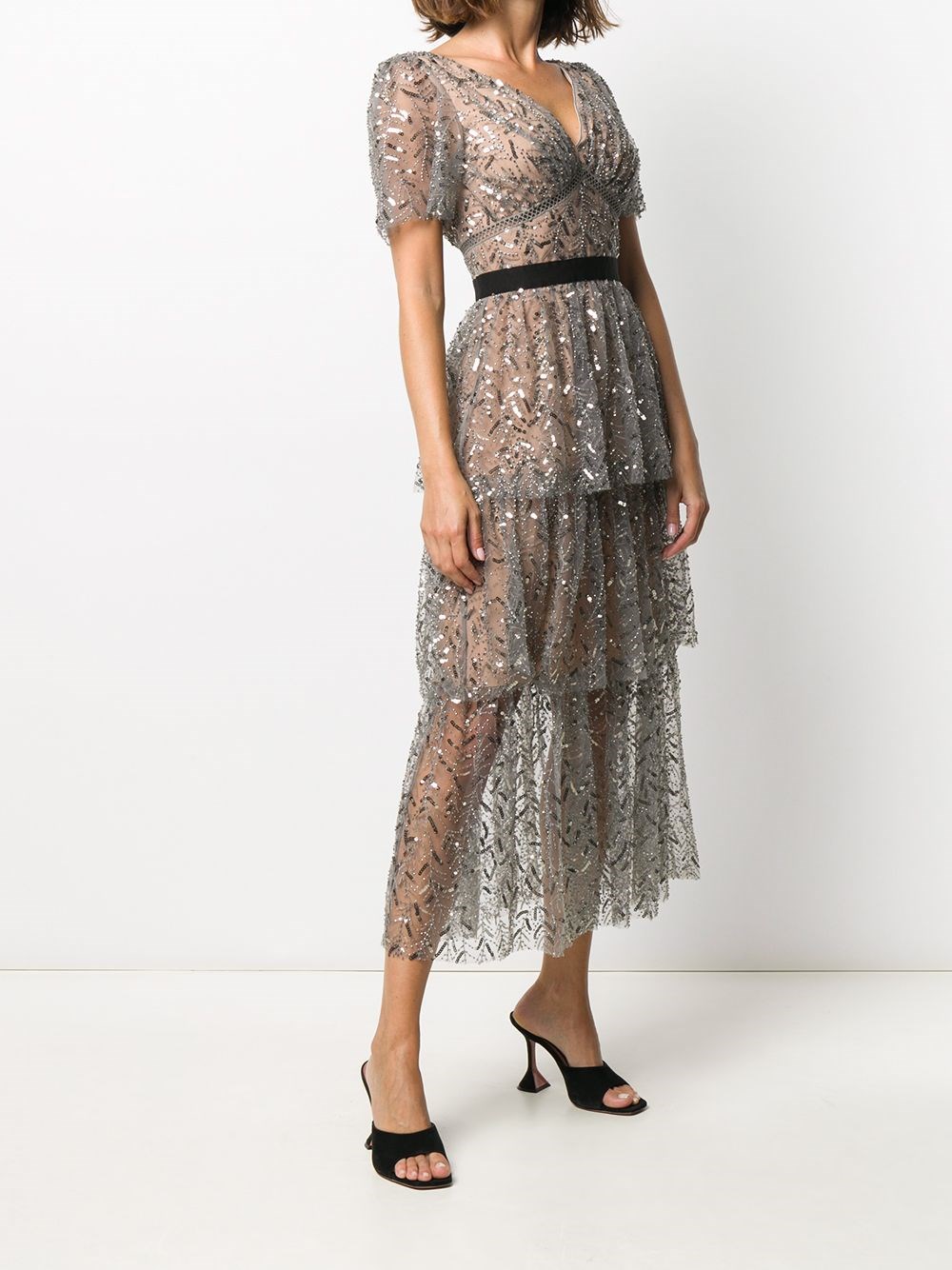 Design Midi Lace Dress